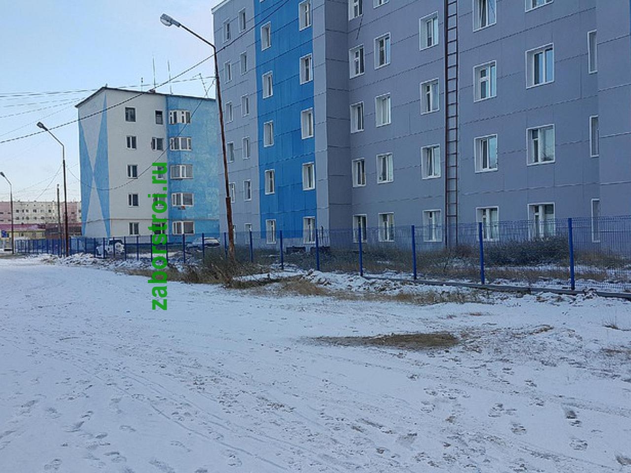 3Д заборы по толщине сварной проволоки с установкой 3,5 мм пример 4